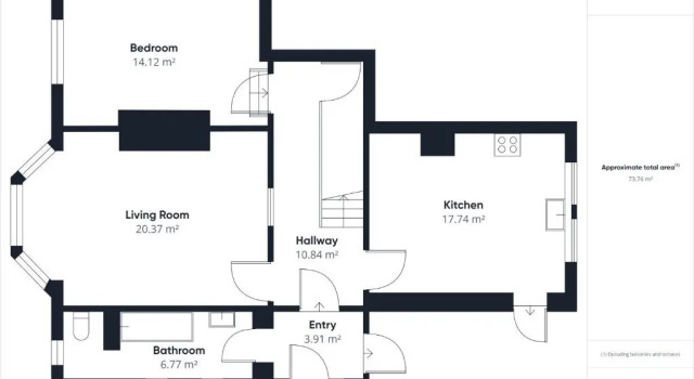 Апартаменты c 1 комнатой Host Stay The Garden Flat