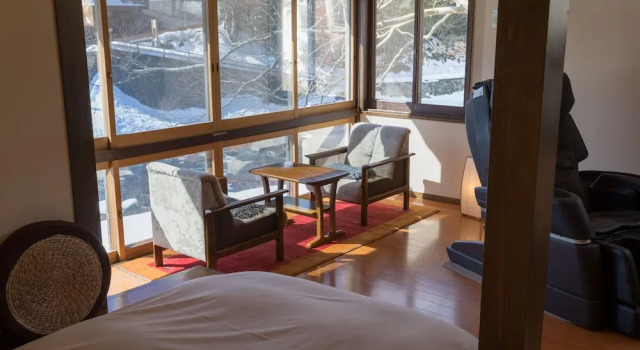 Standard Doppel Zimmer mit Flussblick Okutsusou