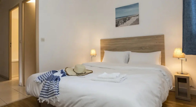 Апартаменты с 2 комнатами Résidence Odalys Bleu Ocean