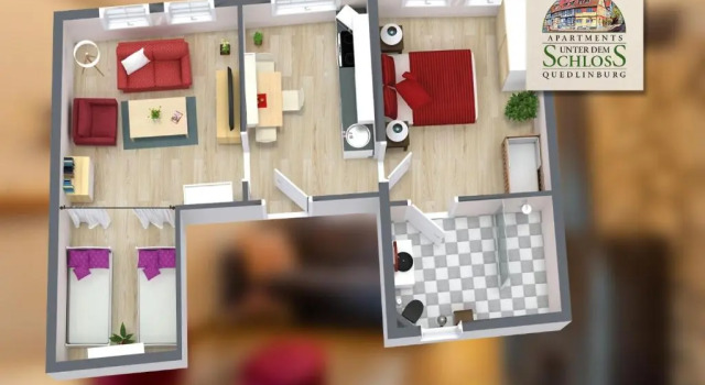 Апартаменты c 1 комнатой Apartments Unter Dem Schloß