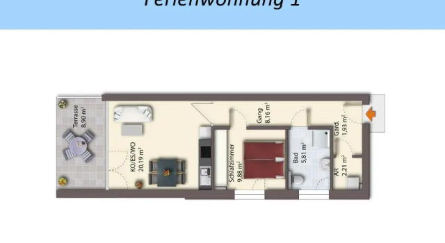 Апартаменты Ferienwohnungen Ebenzweier