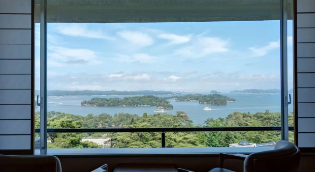 Номер Standard с видом на океан Hotel Matsushima Taikanso