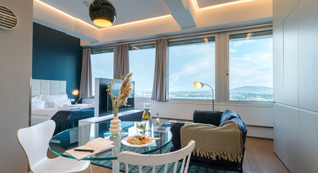 Апартаменты с красивым видом из окна Vienna Residence, Philips Haus - Europlaza
