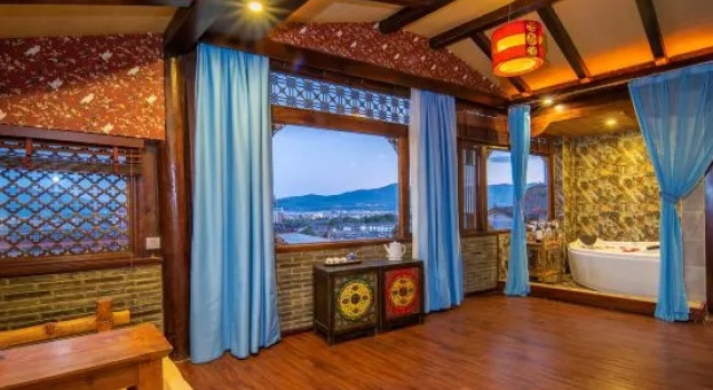 Люкс с видом на город Memory Garden Memory Garden Yinxiang Ancient City Panoramic Beauty Su (Lijiang Ancient City Store)