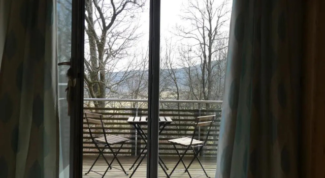Студия Rhönhaus mit Kreuzbergblick