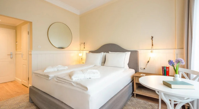 Номер Deluxe с балконом Strandhotel Ahlbeck, a member of Radisson Individuals