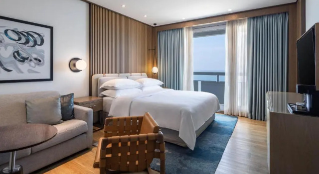 Habitación doble De lujo con balcón y frente al mar Sheraton Grand Tel Aviv
