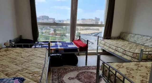 Кровать в общем номере Unique Hostel Dubai