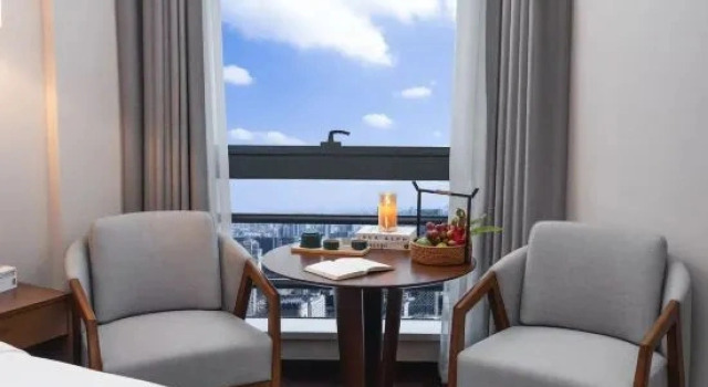 Семейный номер Deluxe с видом на город SSAW Boutique Hotel Swufe Chengdu
