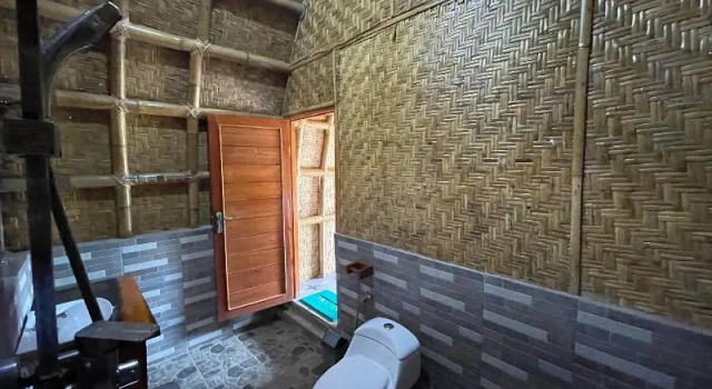 Standard- dobbelt værelse med altan Villa Bambu Rinjani & Restaurant