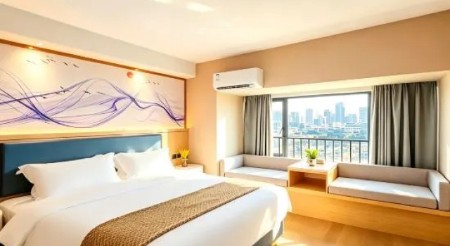Люкс Business с 3 комнатами с видом на город Fenglin International Apartment (Guangzhou Nansha Zhujiang Tianhougong Branch)