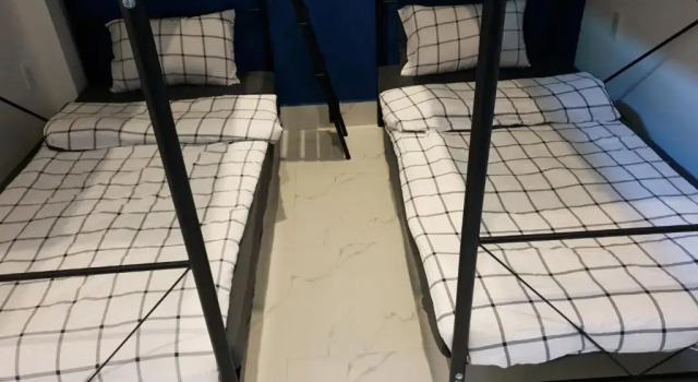 Кровать в общем номере 54 Homestay