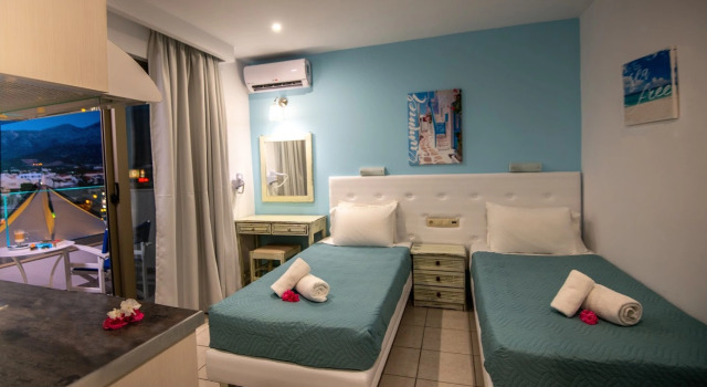 Студия Superior с частичным видом на море Kastro Beach Apartments
