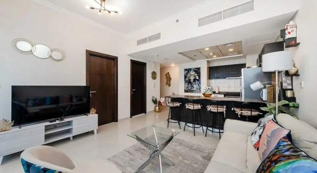 Handsome 1BR in Bay Central Tower, Забронировать Апартаменты/квартира Отели Эмирата Дубая с парковкой, рядом с Торговый центр The Beach, Парковка