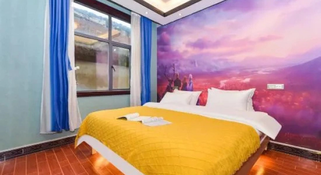 Двухместный люкс c 1 комнатой Yangshuo Fangxing Weiai Huayun Homestay
