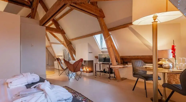 Люкс с балконом Bossche Suites Stationsweg