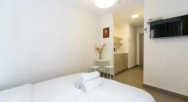 Студия с видом на город Dizengoff Inn Apartments