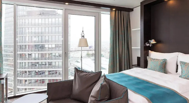 Номер Standard с красивым видом из окна Motel One Wien-Hauptbahnhof