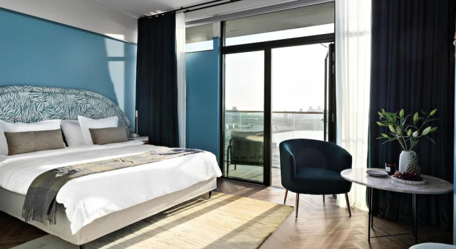 Двухместный номер Deluxe с балконом и с видом на море Willow, WorldHotels Crafted