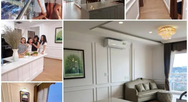 Апартаменты с балконом Sapphire Ha Long Luxury Apartment 1108