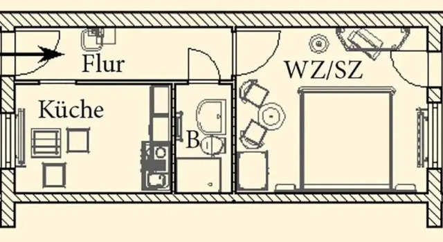 Апартаменты Pension Dünenhaus