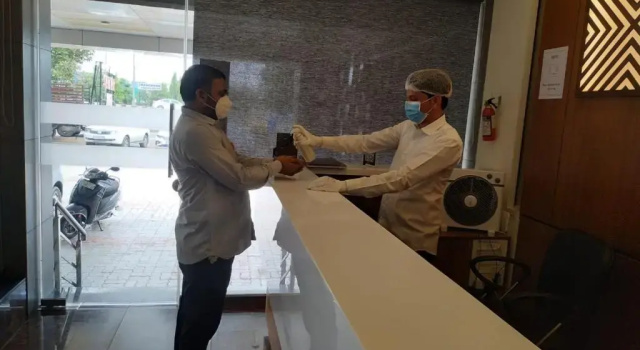 Deluxe szoba a városra néző kilátással Hotel Satkar Chhatral