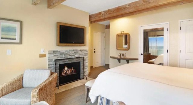 Двухместный номер Standard с видом на океан Cypress Inn on Miramar Beach