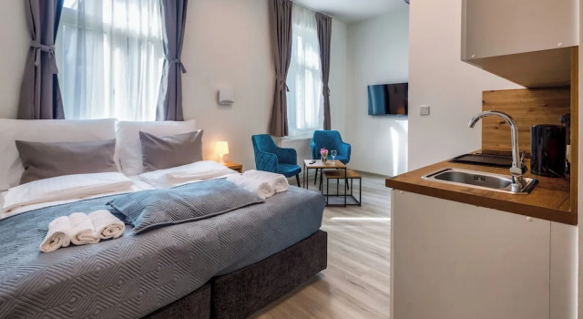 Студия Classic с видом на город Prague Urban Apartments 48