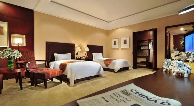 Двухместный номер Deluxe с видом на сад Jin Jiang International Hotel Xian