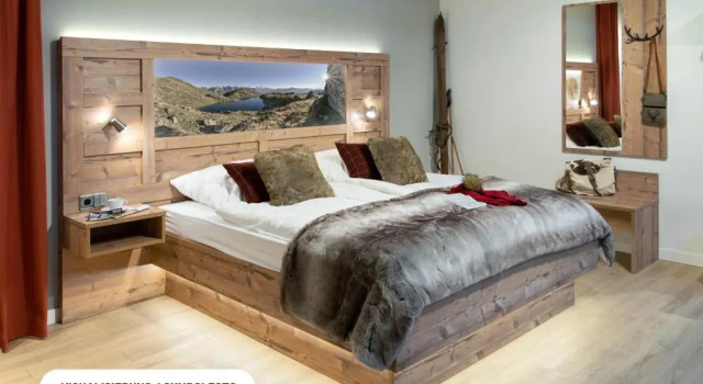Одноместный номер Standard с видом на горы Hotel Garni Ferienhof