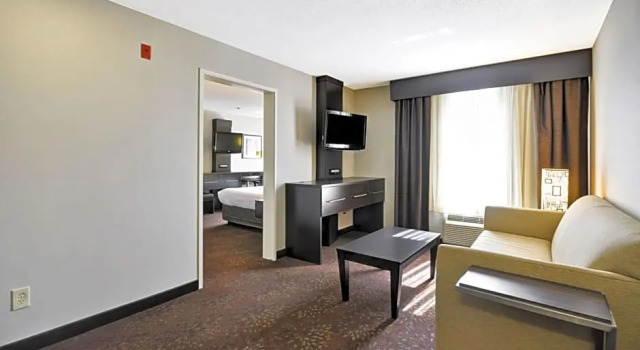 Двухместный люкс Holiday Inn Express Romulus / Detroit Airport by IHG