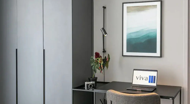 Студия Studios Rio Branco by Viva - Prédio moderno, aptos com cama king-size no centro de Floripa