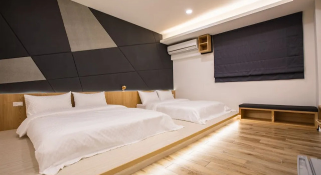 Четырёхместный номер Standard с балконом 杉杉行旅 Araucaria Residence
