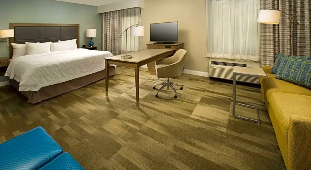 Четырёхместный люкс Hampton Inn & Suites Syracuse/Carrier Circle