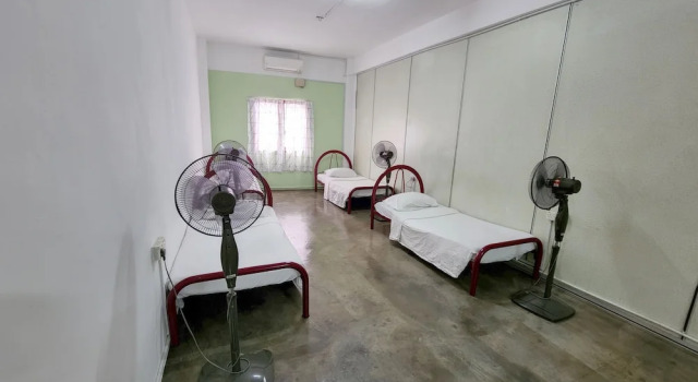Кровать в общем номере Vintage Inn Jonker Walk Melaka