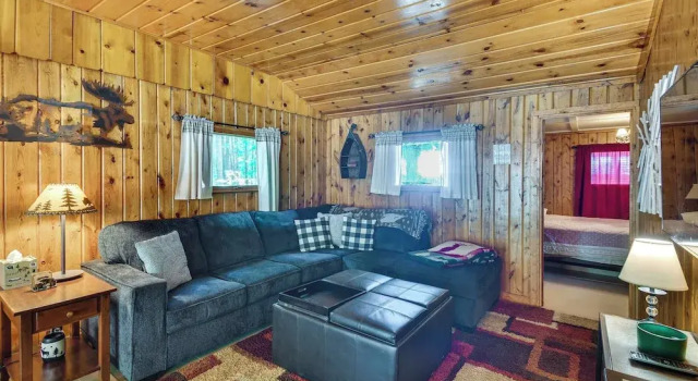 Cabin 600' to Manistee Lake Private Shared Access, Buchen Sie Ferienhaus Villen in Mancelona, Villa