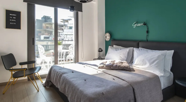 Двухместный номер Standard с балконом 14 Reasons Why Hotel Athens