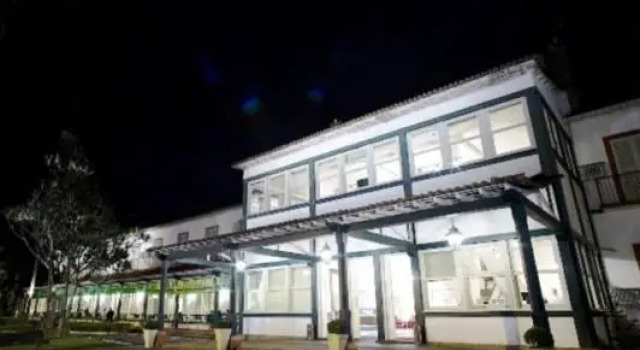 Кровать в общем номере Hotel Escola Bela Vista