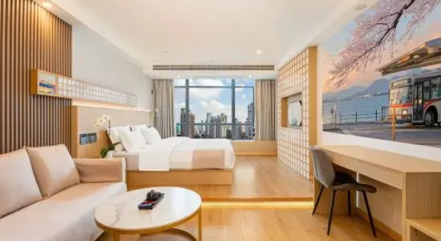 Двухместный люкс Gongyujia·Designer Light Luxury Art Hotel