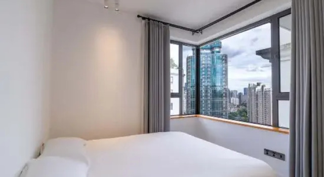 Люкс с 3 комнатами с видом на реку Shude Homestay (Jing'an Temple)