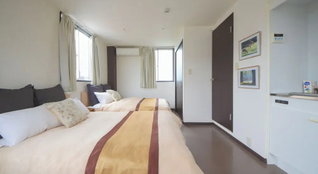 Четырёхместный номер Standard Мансарда Comfy Stay Kiyokawa