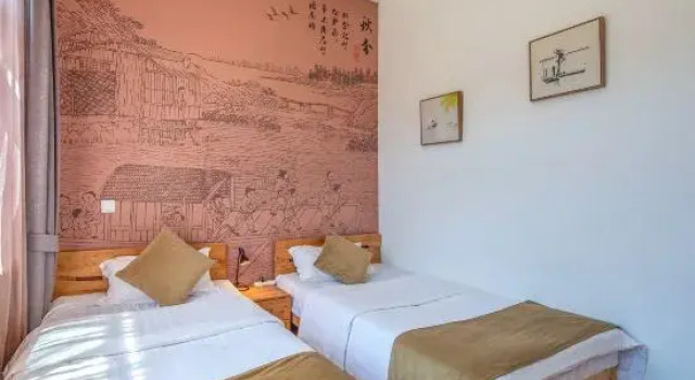 Люкс с видом на озеро Dianshan Lake Liuxia Shiguang Homestay（Cai Bang Cun Store ）