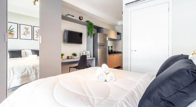 Studio 315 lindão em pinheiros com ar