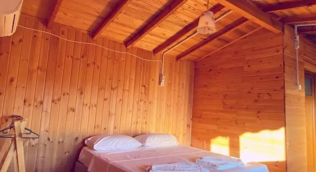 Двухместное бунгало Comfort с балконом и с видом на сад Elysium Garden Assos Bungalow & Glamping