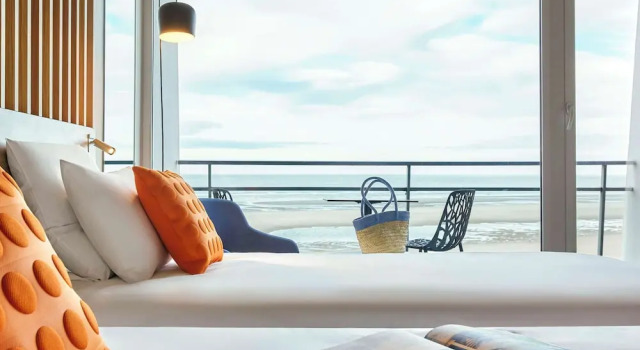 Двухместный номер Superior с балконом и с видом на море Novotel Thalassa Le Touquet