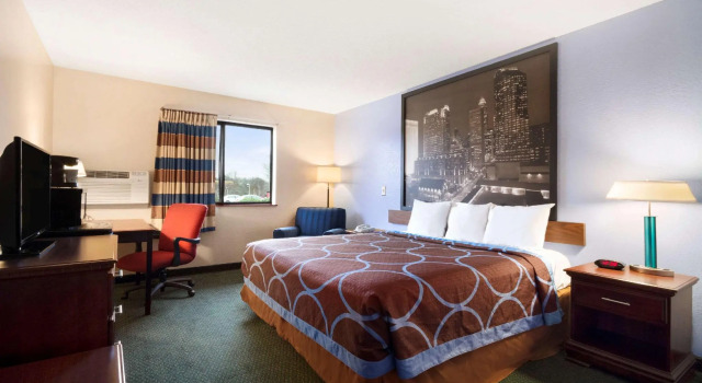 Двухместный номер Standard Super 8 by Wyndham Charlotte University