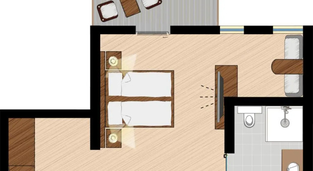 Двухместный номер Standard Loisis Boutiquehotel
