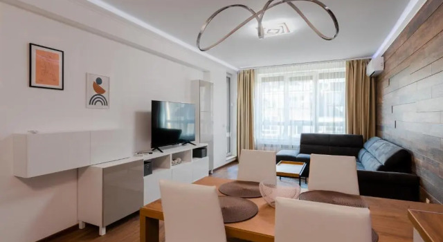 Апартаменты New Stylish 1-bedroom Flat in Business District