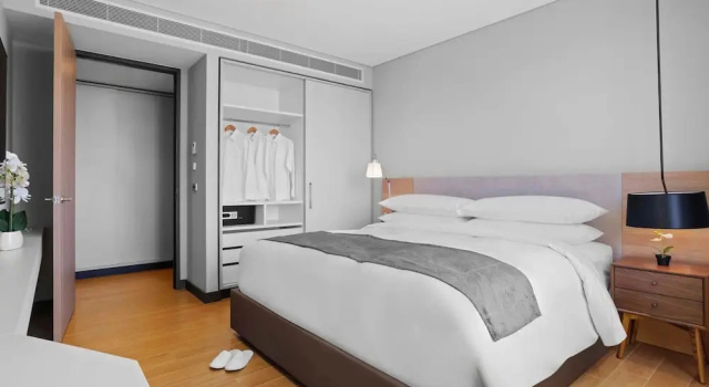 Люкс с красивым видом из окна Marriott Executive Apartments Port Moresby