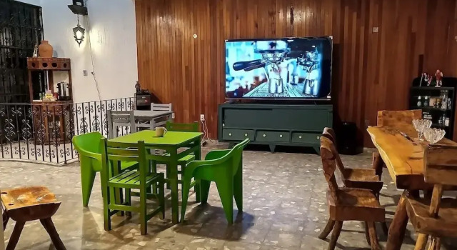 Кровать в общем номере Hostel Paricutín